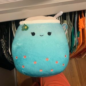 Squishmallows Jakarria The Boba 11” Kellytoy Boba Bubble Tea